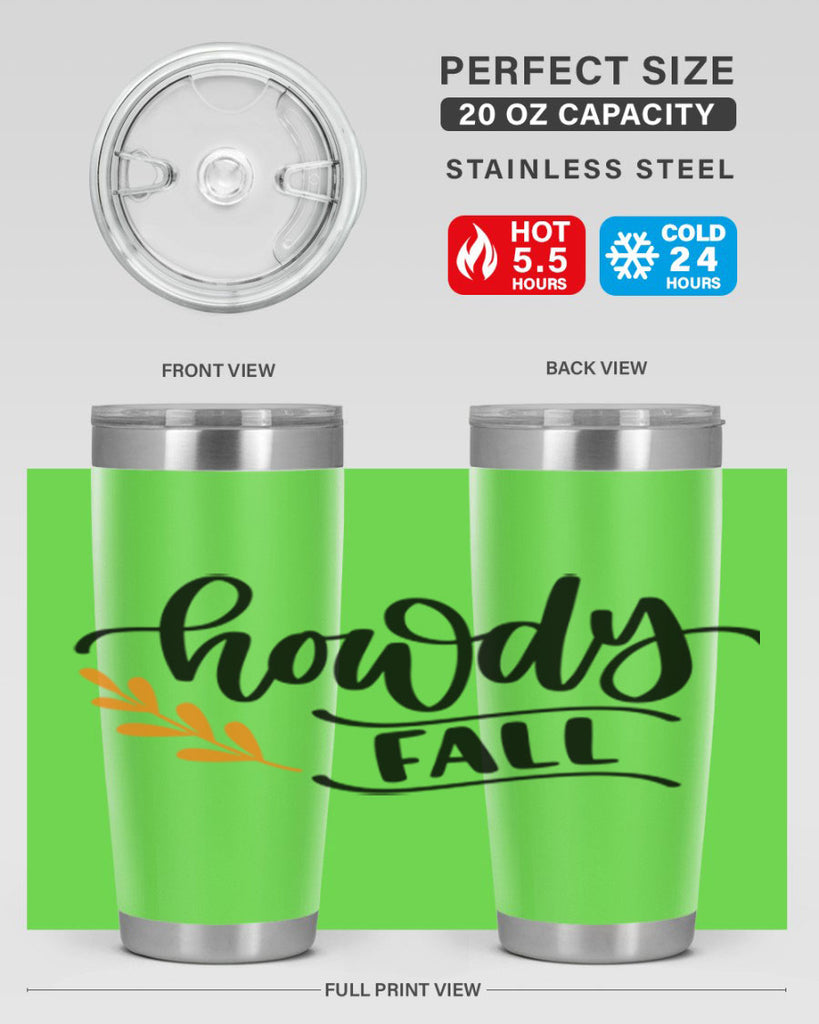 Howdy Fall 496#- fall- Tumbler