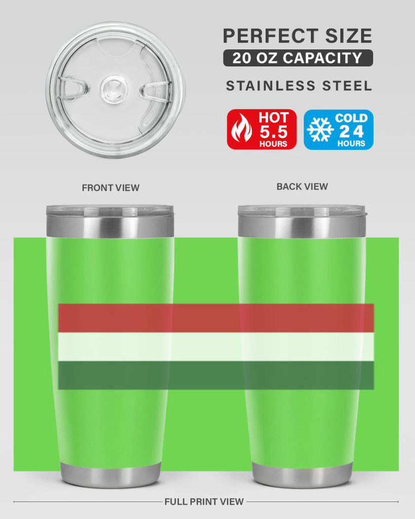 Hungary 123#- world flags- Tumbler