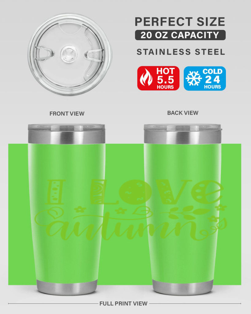 I Love Autumn 325#- fall- Tumbler
