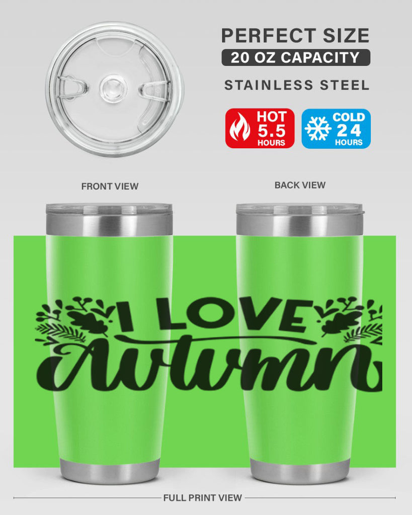 I Love Autumn 497#- fall- Tumbler