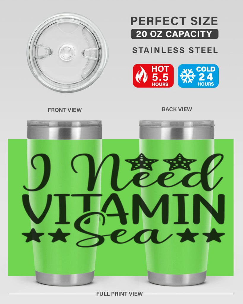 I Need Vitamin Sea 232#- mermaid- Tumbler
