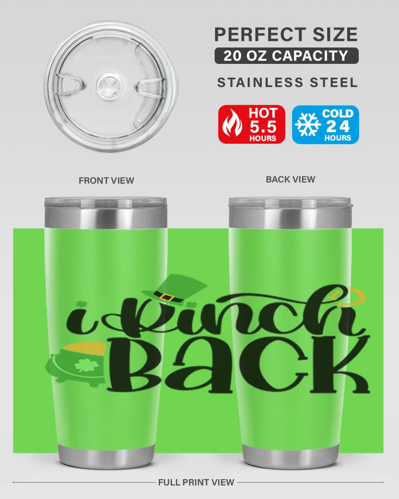 I Pinch Back Style 85#- St Patricks Day- Tumbler