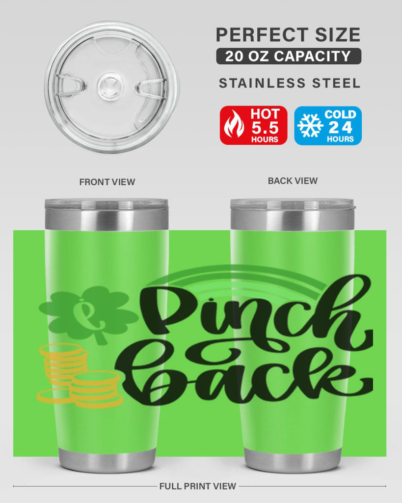 I Pinch Back Style 86#- St Patricks Day- Tumbler