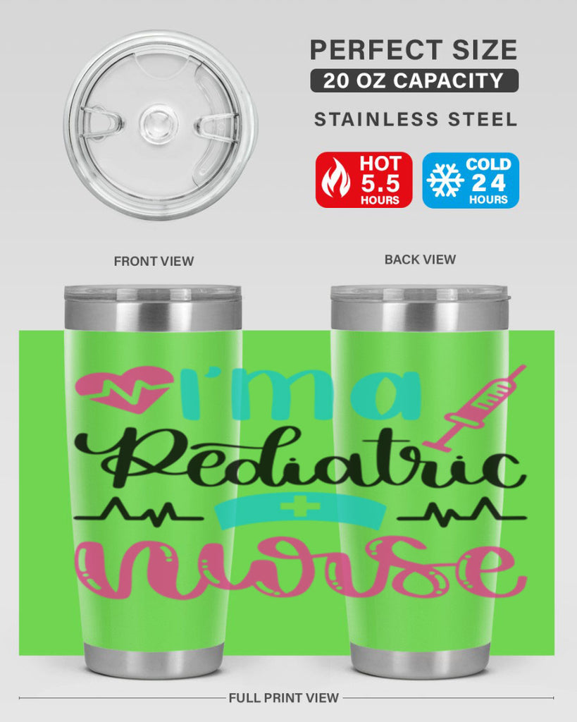 Im A Pediatric Nurse Style Style 155#- nurse- tumbler
