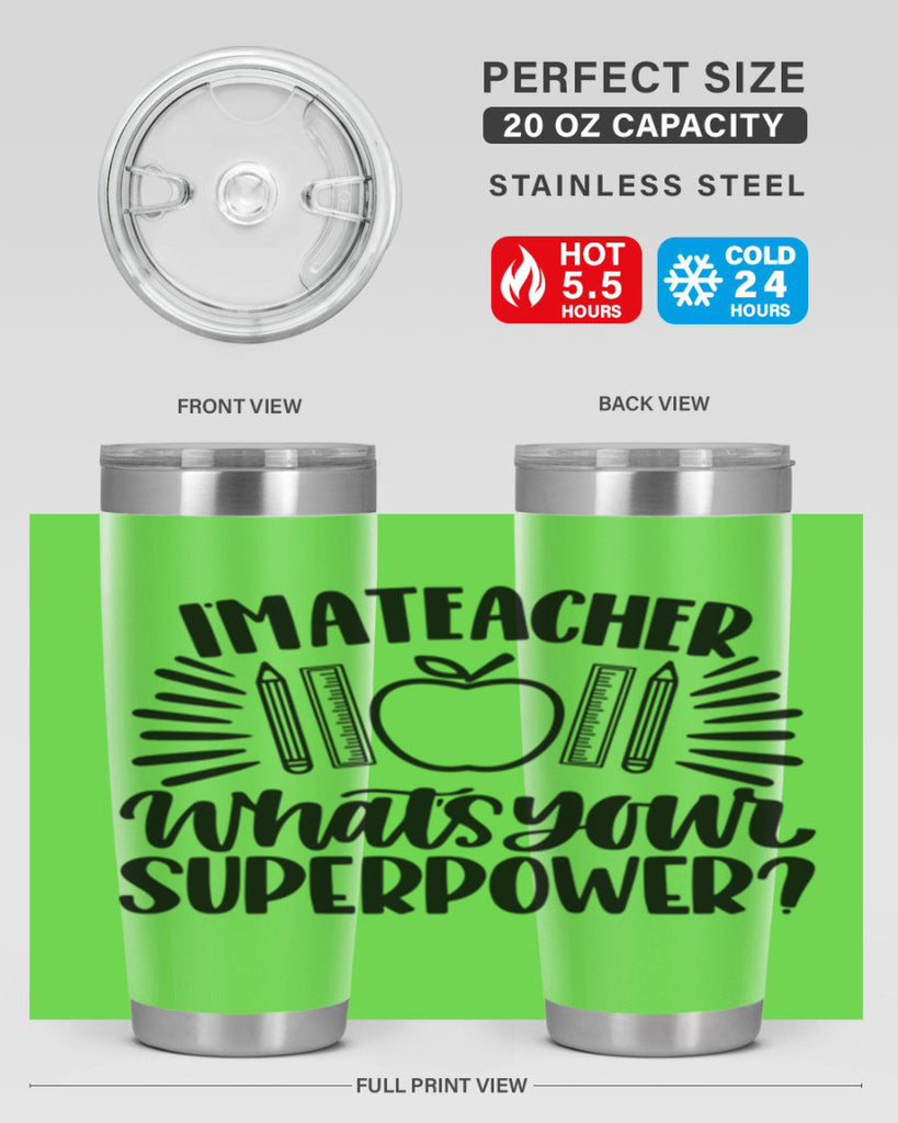 Im A Teacher Whats Your Style 72#- teacher- tumbler