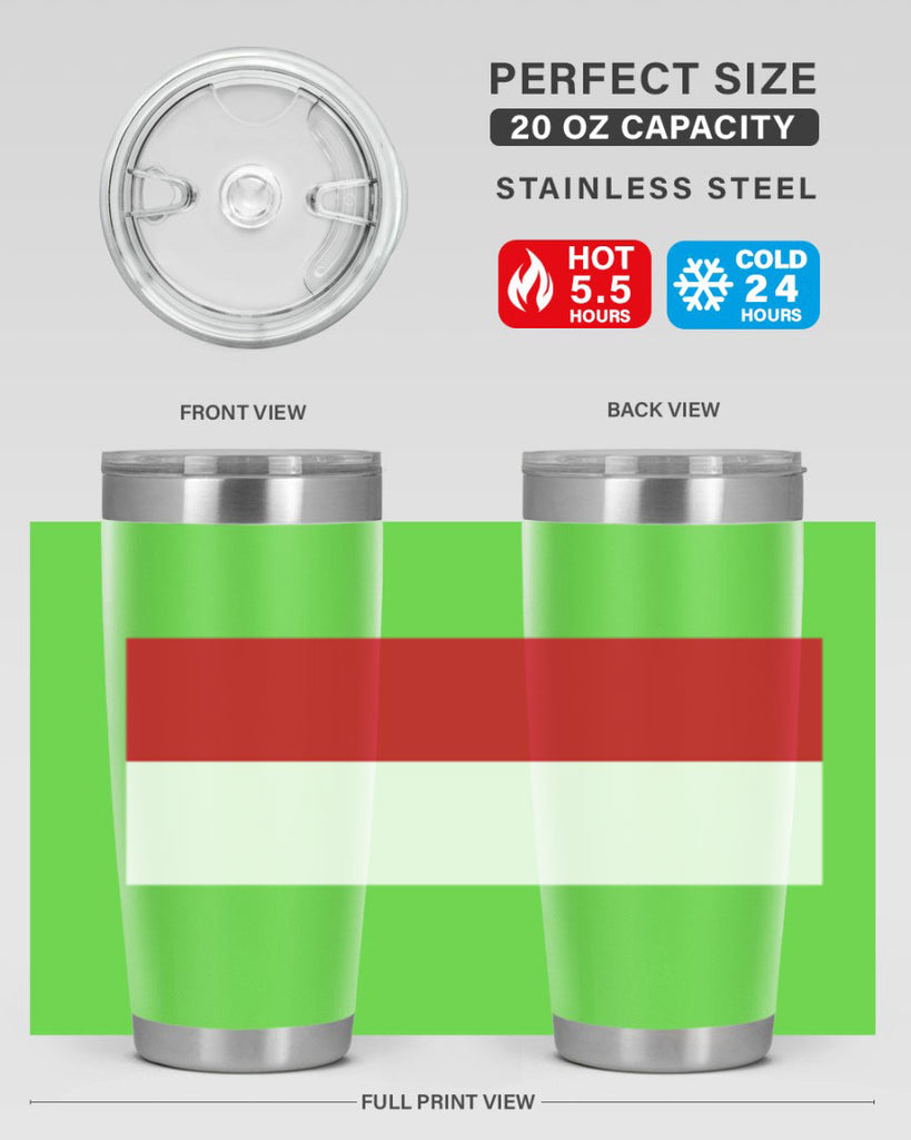Indonesia 120#- world flags- Tumbler