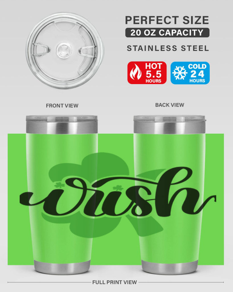 Irish Style 82#- St Patricks Day- Tumbler