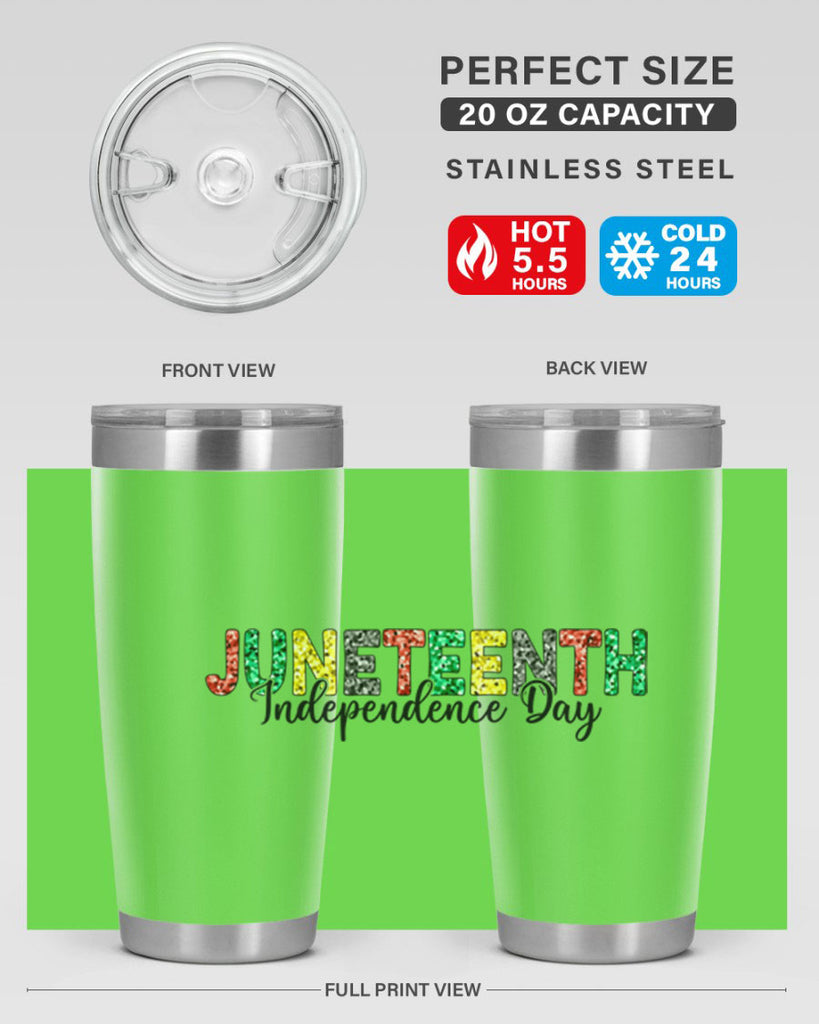 Juneteenth Independence Day 37#- Juneteenth- tumbler