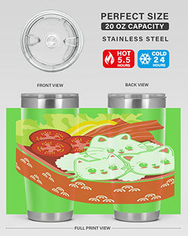 Kawaii Cat Boxed Lunch Anime Anime 266#- anime- Tumbler