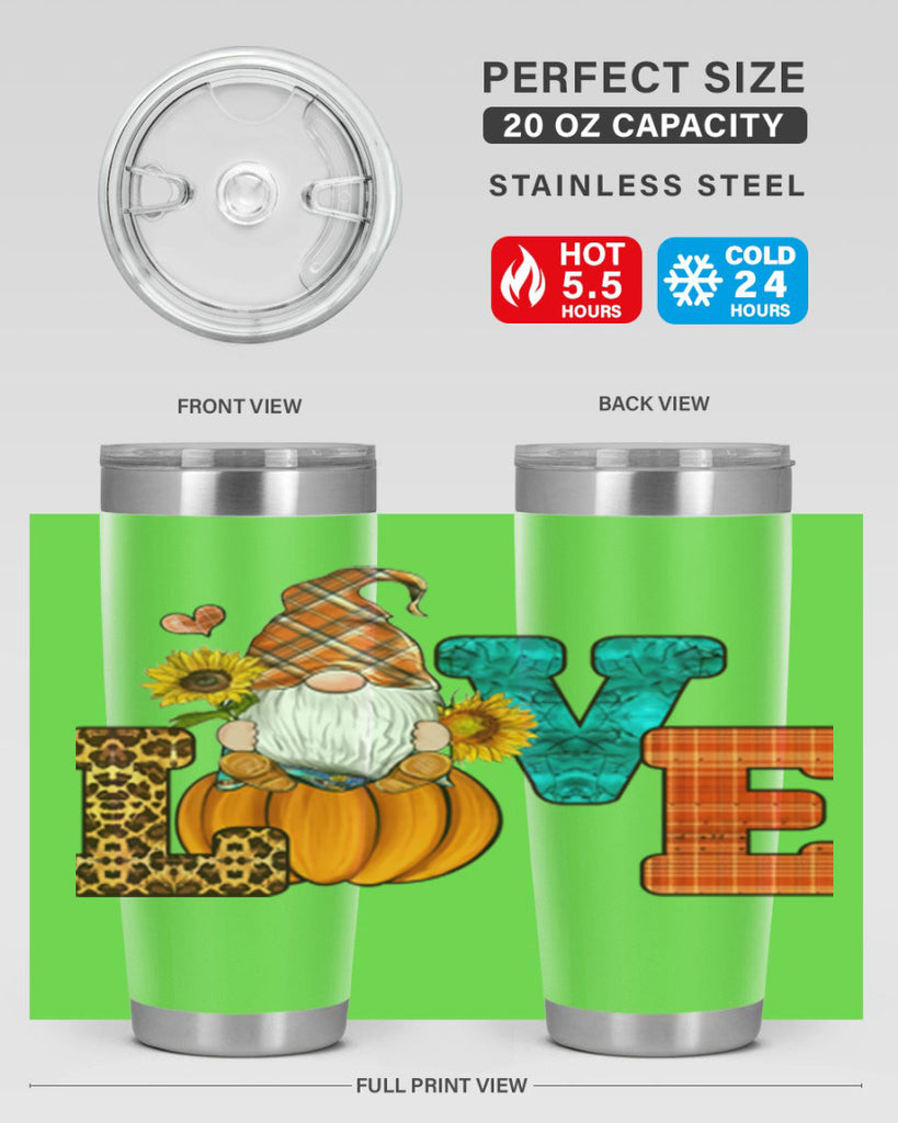 LOVEFallGnome 417#- fall- Tumbler