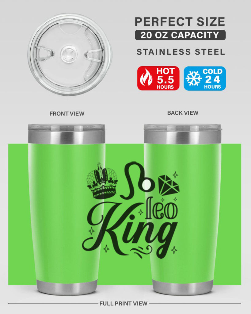 Leo king 290#- zodiac- Tumbler