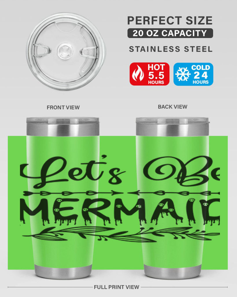 Lets be mermaid 292#- mermaid- Tumbler