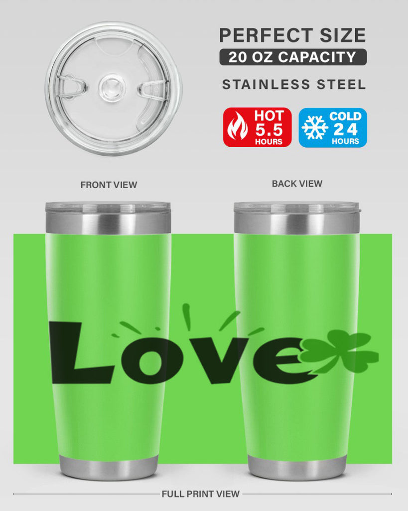 Love Style 152#- St Patricks Day- Tumbler