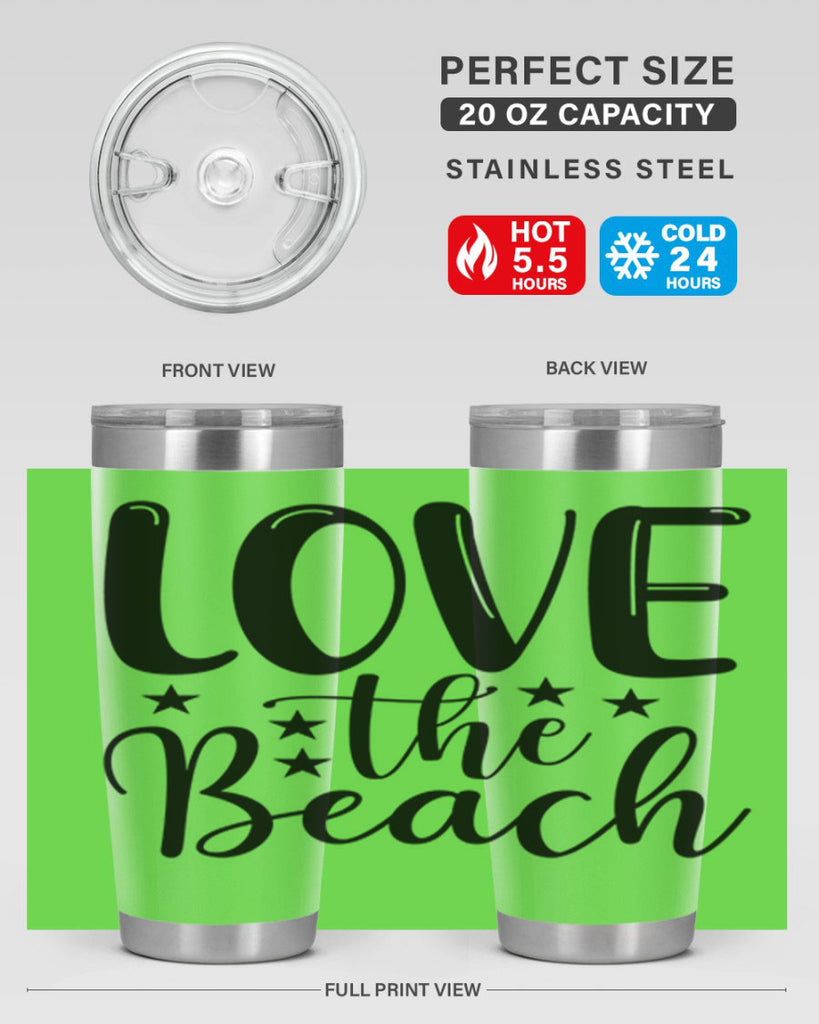 Love The Beach 305#- mermaid- Tumbler