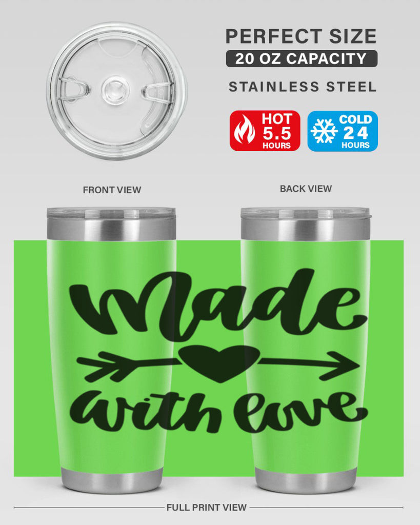 Made With Love Style 52#- baby- tumbler