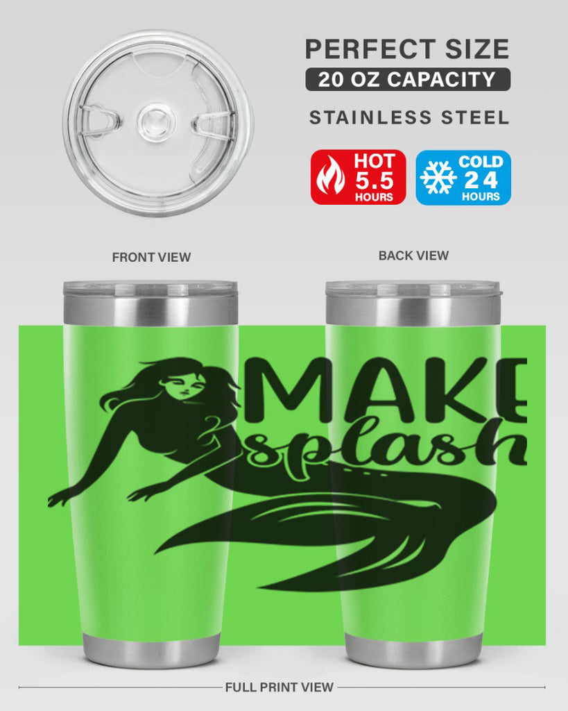 Make splash 315#- mermaid- Tumbler