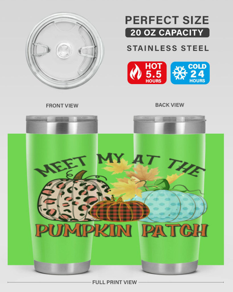 Meet My at the Pumpkin Patch 425#- fall- Tumbler