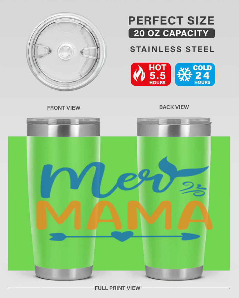 Mer Mama 330#- mermaid- Tumbler