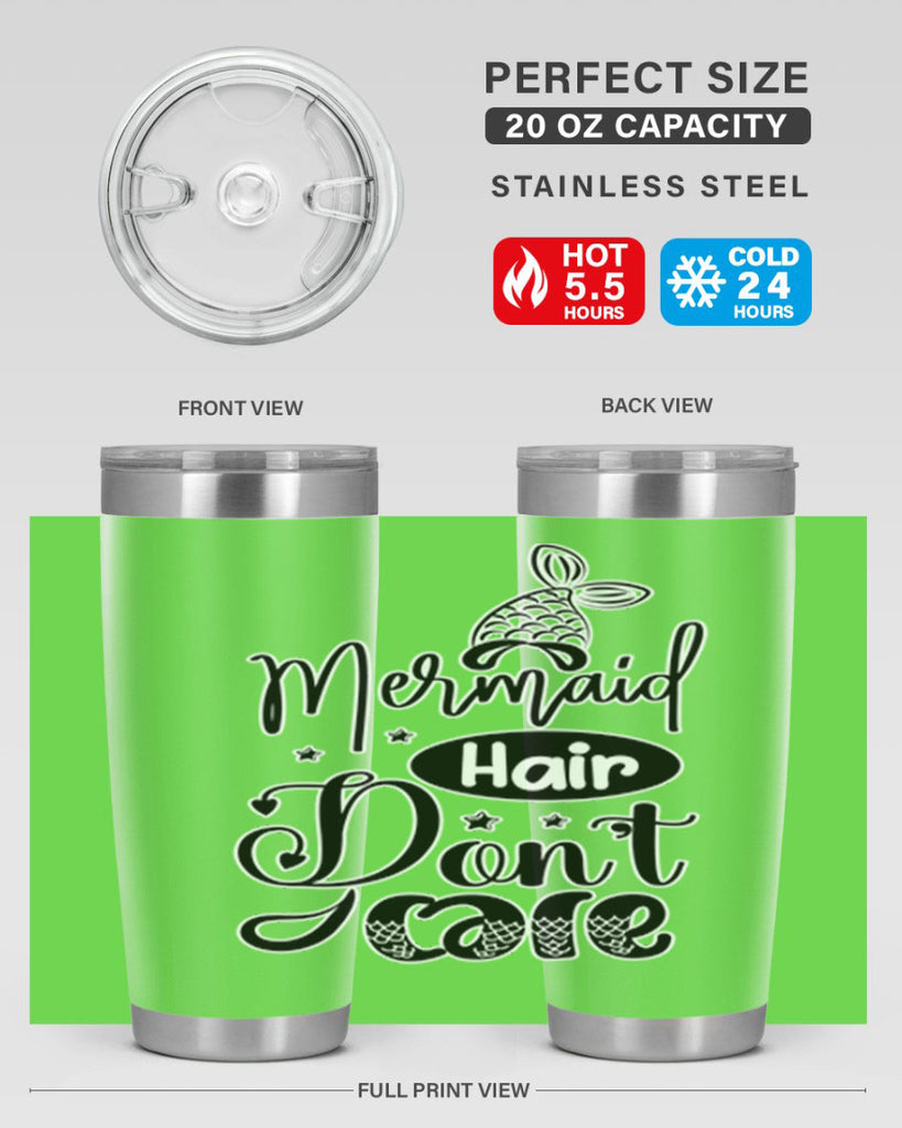 Mermaid Hair Dont Care 407#- mermaid- Tumbler