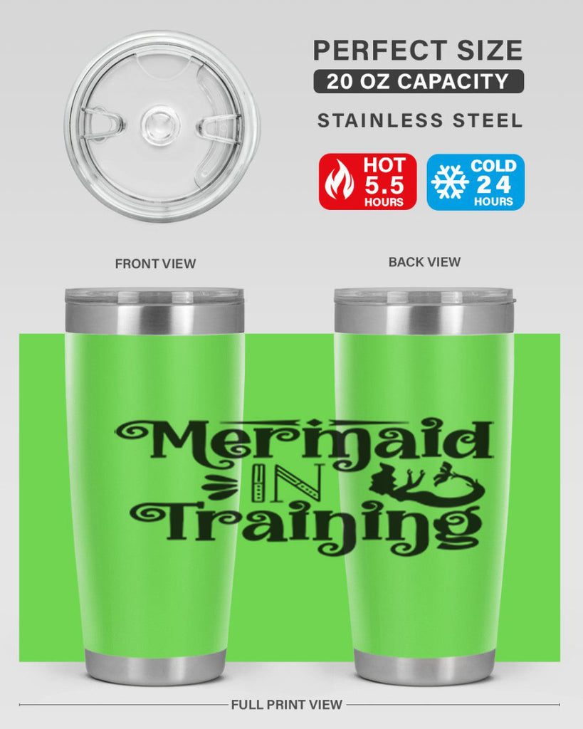 Mermaid In Training 364#- mermaid- Tumbler