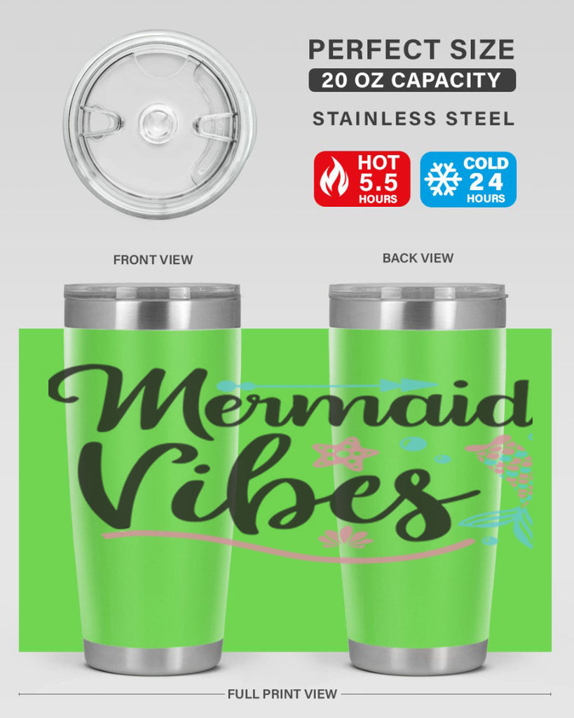 Mermaid Vibes 389#- mermaid- Tumbler