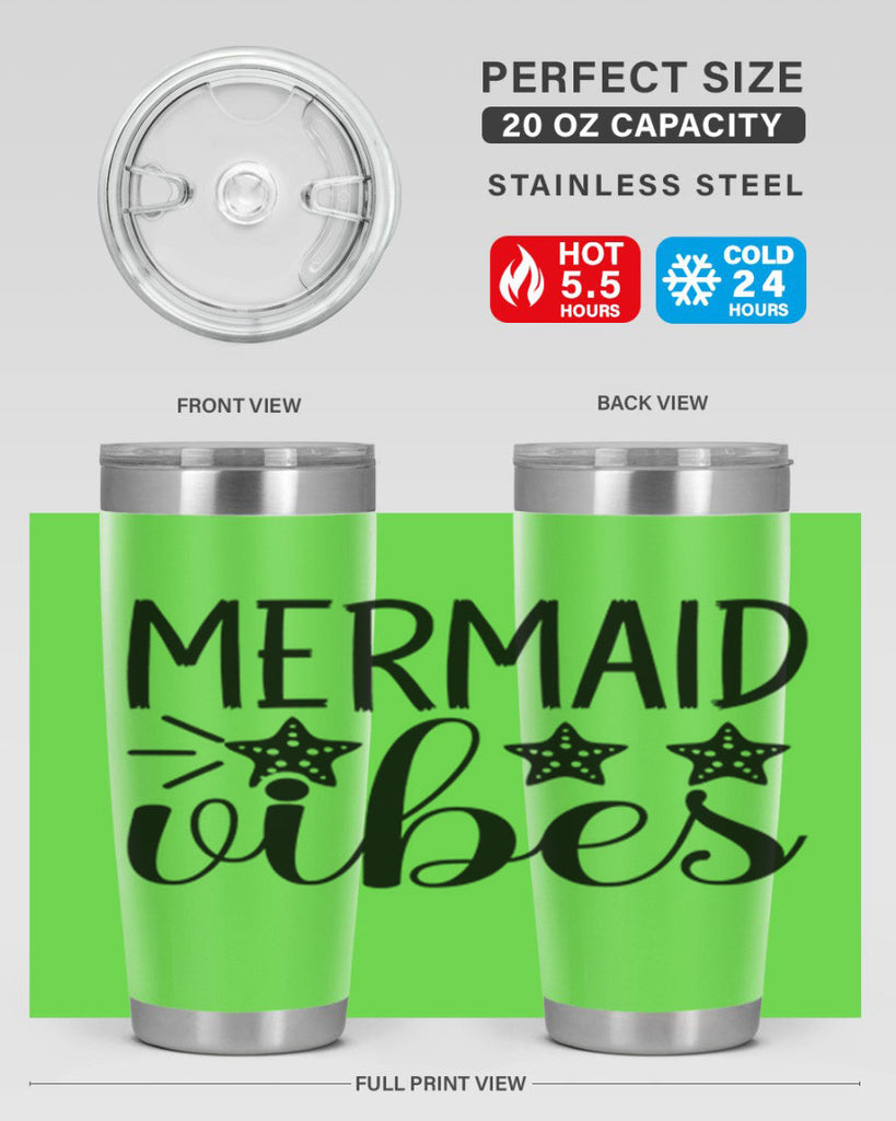 Mermaid Vibes 457#- mermaid- Tumbler