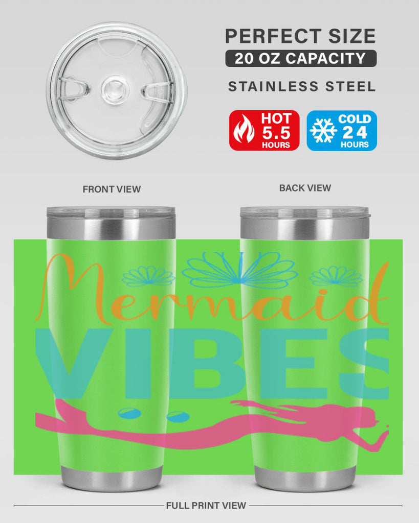 Mermaid Vibes Design 465#- mermaid- Tumbler