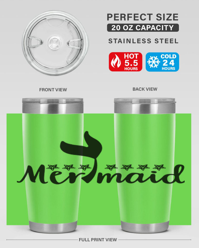 Mermaid design 451#- mermaid- Tumbler