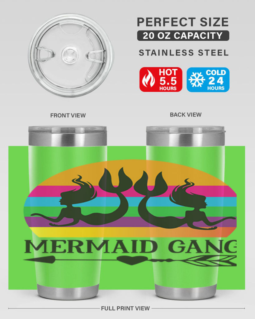 Mermaid gang 402#- mermaid- Tumbler