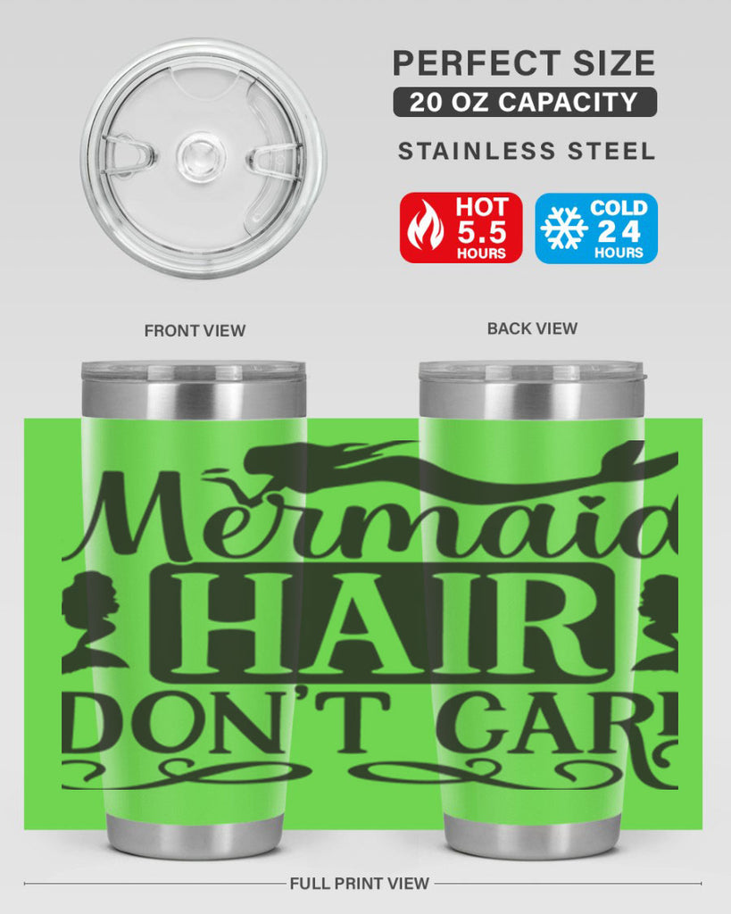 Mermaid hair dont care 409#- mermaid- Tumbler