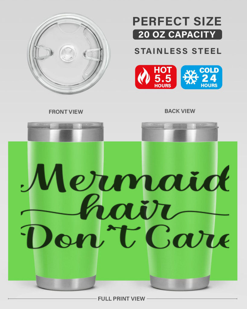 Mermaid hair dont care 412#- mermaid- Tumbler