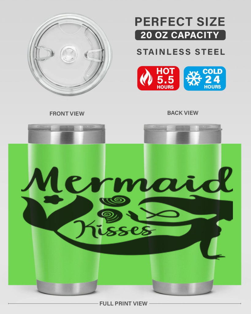 Mermaid kisses design 428#- mermaid- Tumbler