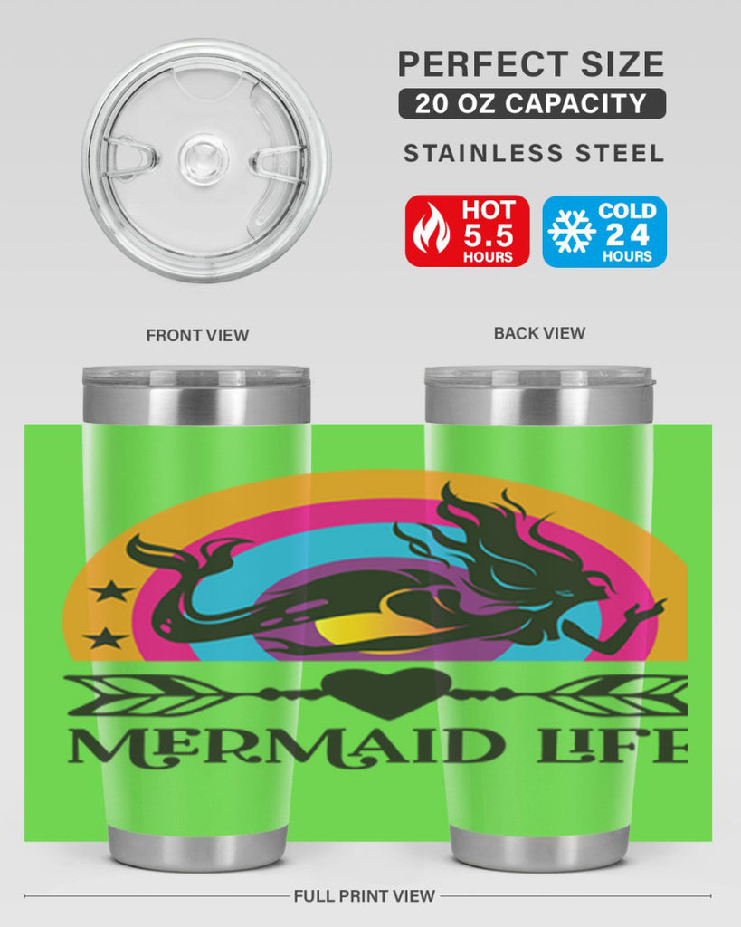 Mermaid life 431#- mermaid- Tumbler