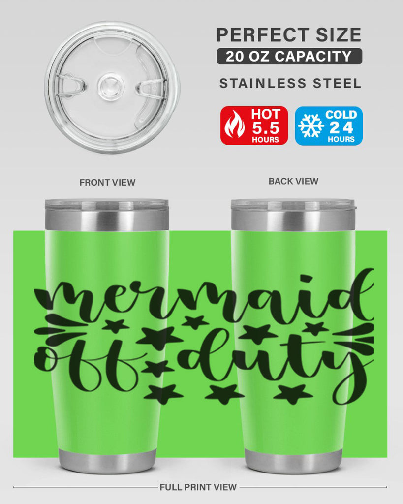 Mermaid off duty 436#- mermaid- Tumbler