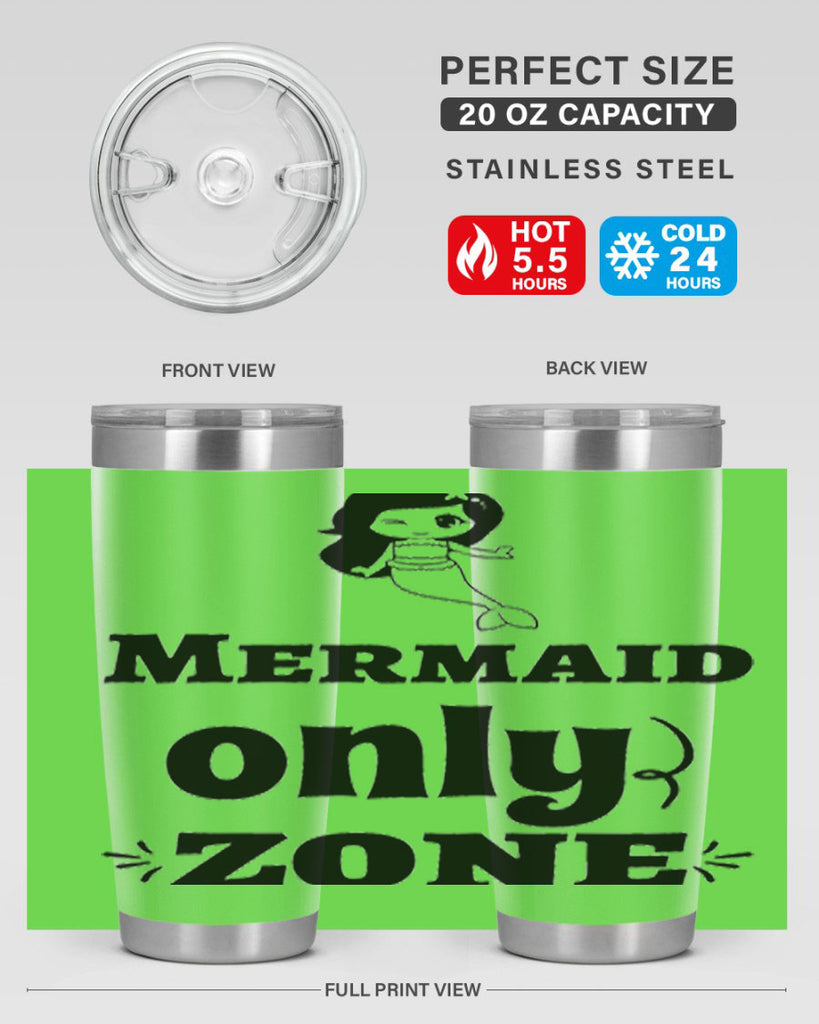 Mermaid only zone 439#- mermaid- Tumbler