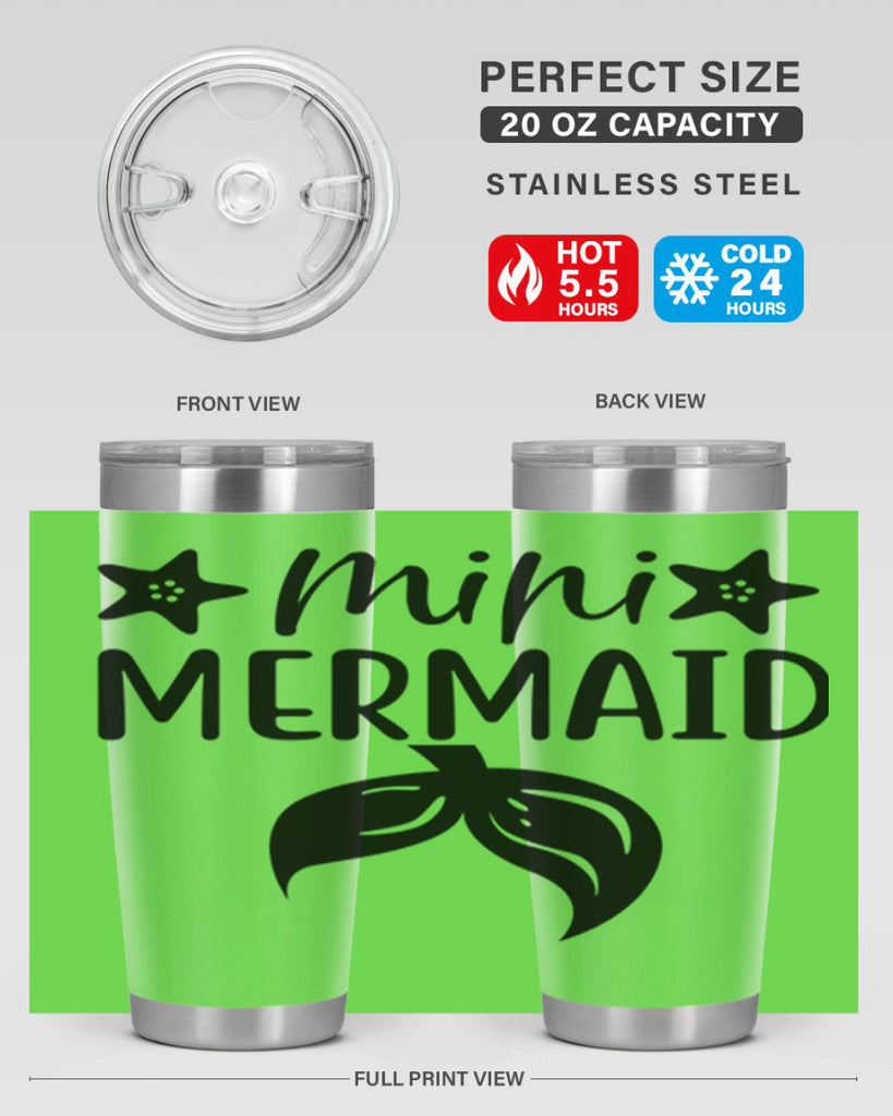 Mini mermaid 511#- mermaid- Tumbler