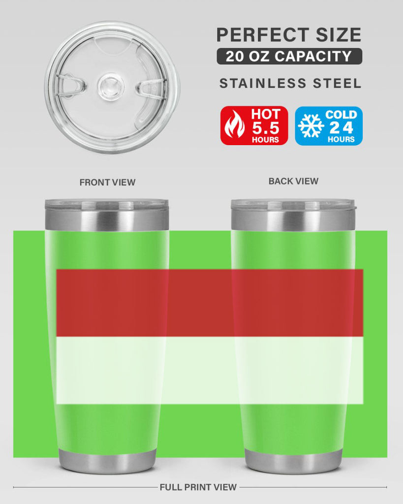 Monaco 84#- world flags- Tumbler