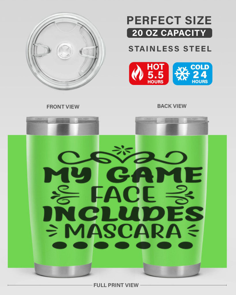 My Game Face Includes Mascara 128#- fashion- Cotton Tank