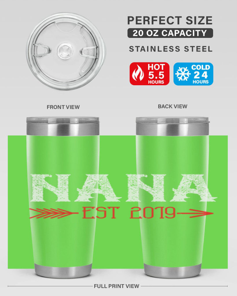 NANA Est 10#- grandma - nana- Tumbler