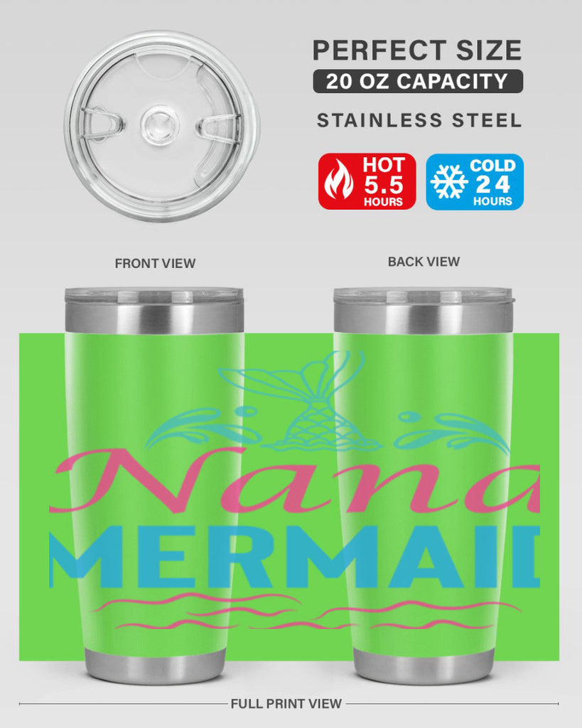 Nana Mermaid Design 518#- mermaid- Tumbler