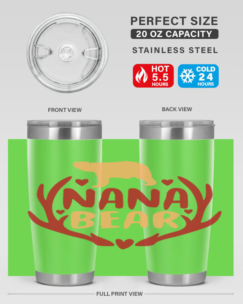 Nana bear 12#- grandma - nana- Tumbler