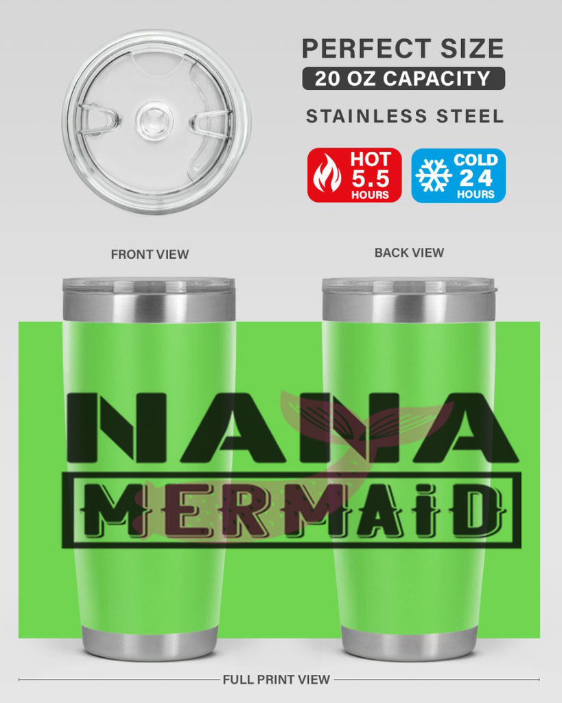 Nana mermaid 517#- mermaid- Tumbler