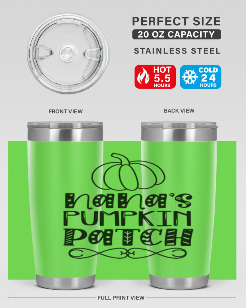 Nana s Pumpkin Patch 439#- fall- Tumbler