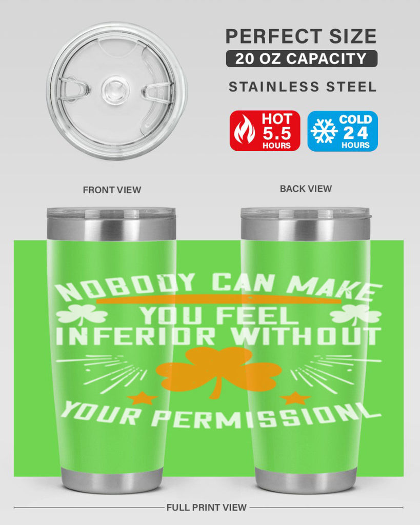 Nobody can make you feel inferior without your Style 41#- womens day- Tumbler