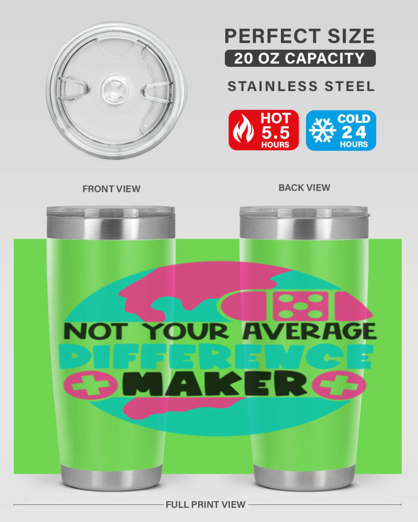 Not Your Averange Difference Maker Style Style 122#- nurse- tumbler