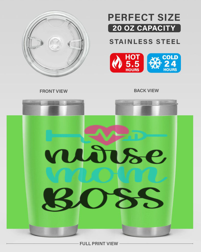 Nurse Mom Boss Style Style 101#- nurse- tumbler