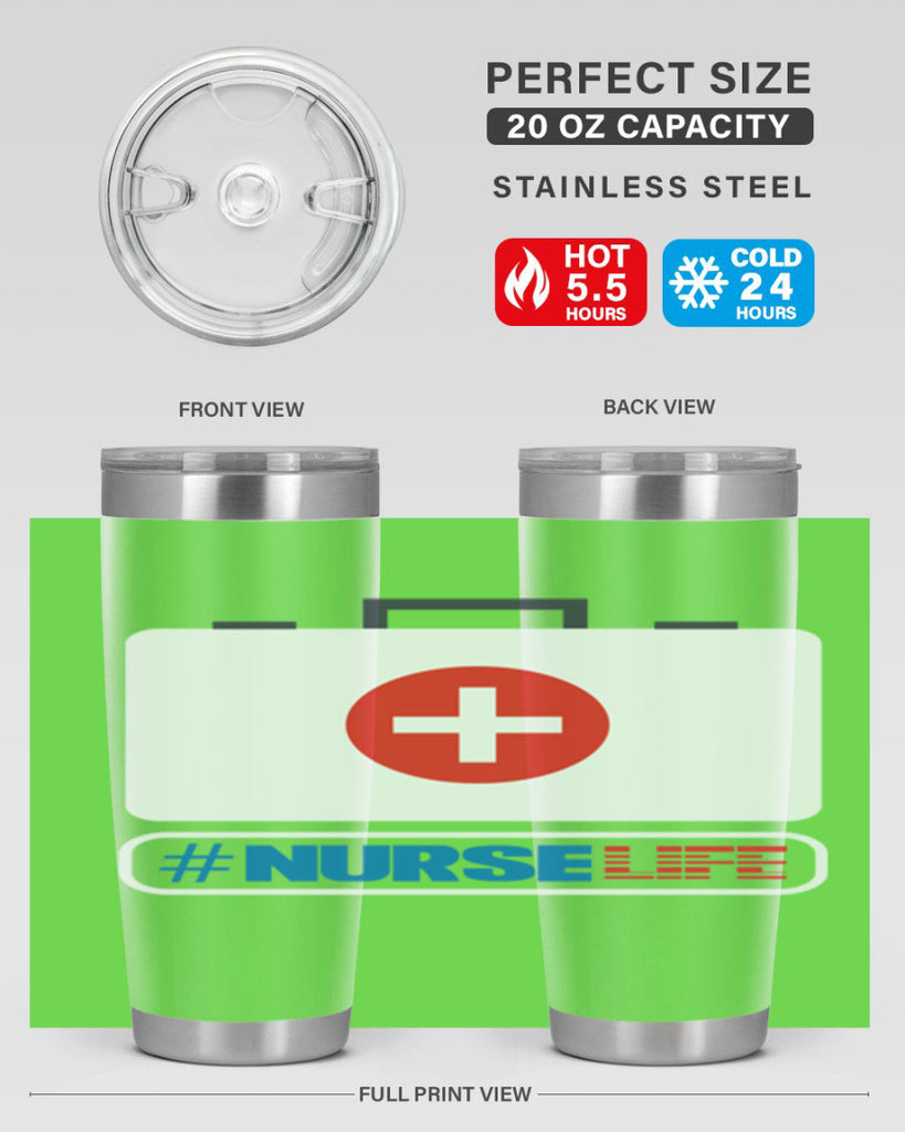 Nurse lifeTransperment png Style 405#- nurse- tumbler