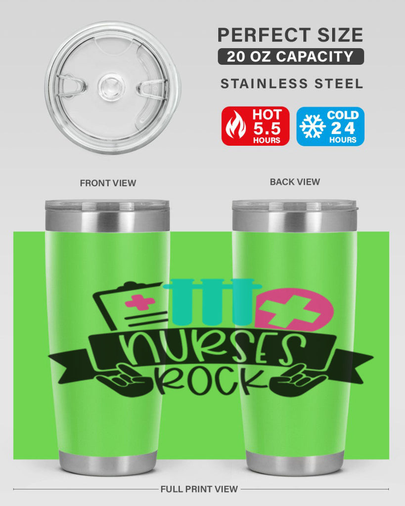 Nurses Rock Style Style 78#- nurse- tumbler