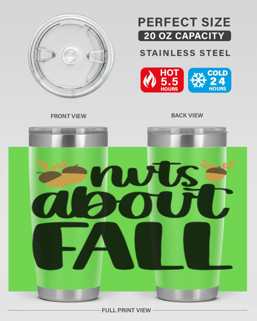 Nuts About Fall 503#- fall- Tumbler