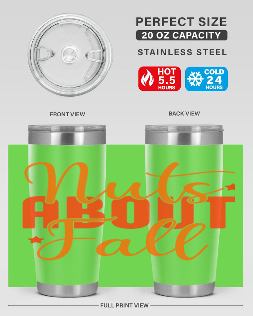Nuts About Fall Design 444#- fall- Tumbler
